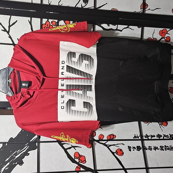 Cleveland Cavaliers‎ Red and Black Hoodie Large - Picture 1 of 5